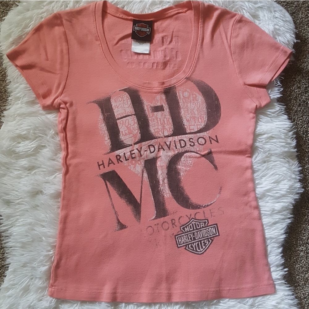 Harley Davidson Top Lynchburg Virginia Size Small Short Sleeve‎